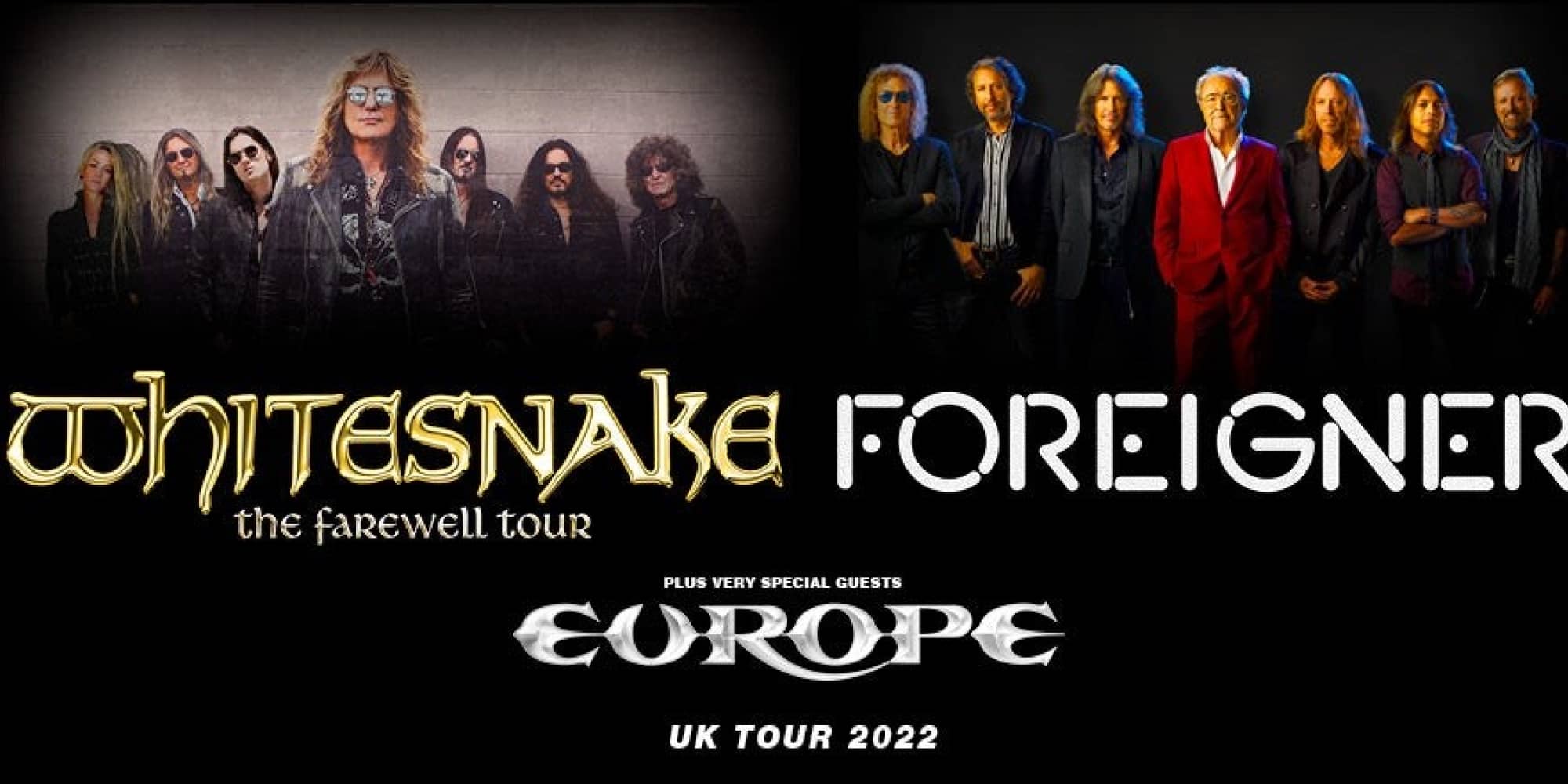 Whitesnake, Foreigner + Europe